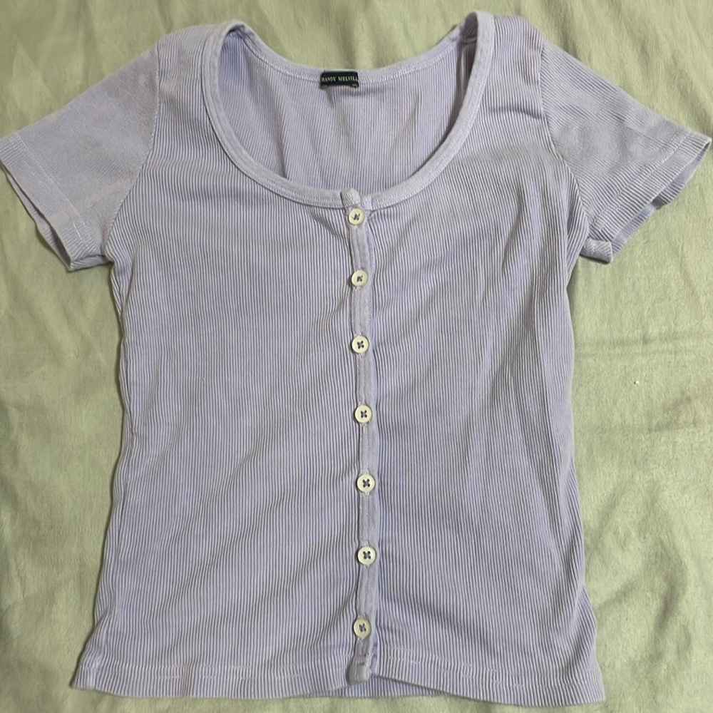 Brandy Melville Purple Zelly top